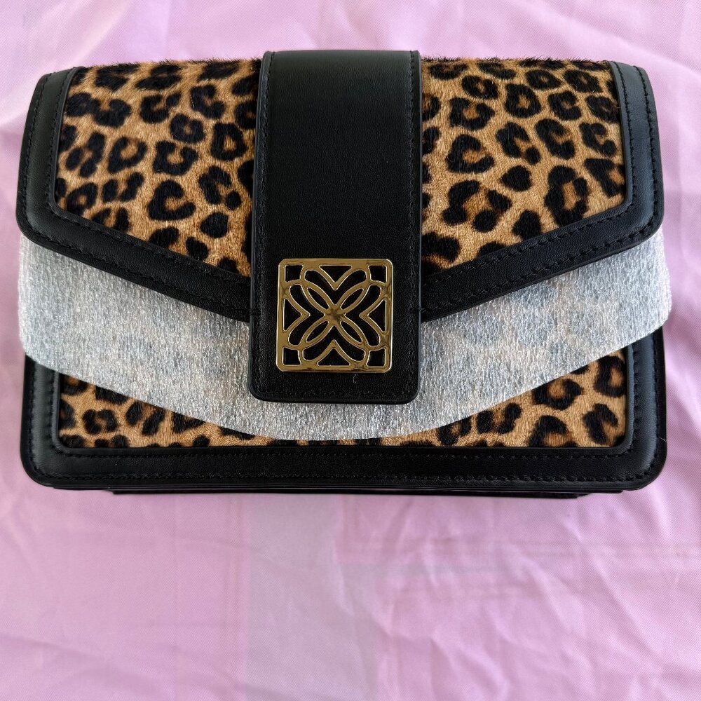 NWT Lilly Pulitzer Dobson Crossbody Bag | Leopard - Picture 2 of 7